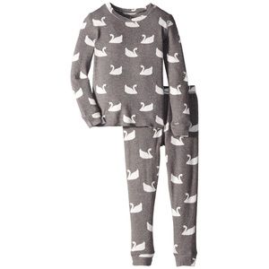 P.J. Salvage Size 8 Swan Pajamas NWT